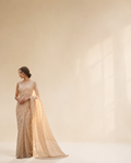 Bandhani semi-silk